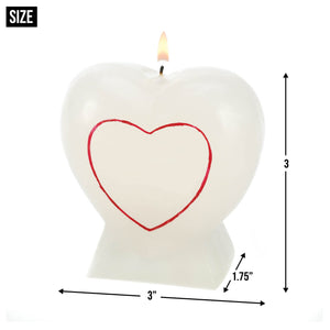 HEARTS AND LIPS GLOW CANDLES