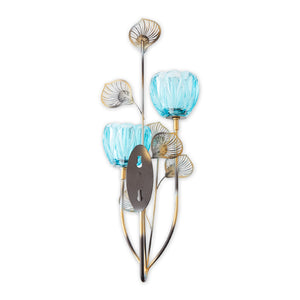 PEACOCK BLOSSOM DUO CUP SCONCE