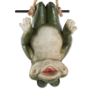 FROLICKING FROGS HANGING DECORATION