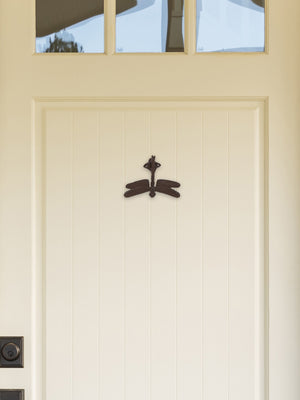 DRAGONFLY CAST IRON DOOR KNOCKER