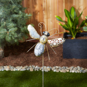 LARGE BEE SMALL GARDEN STAKE