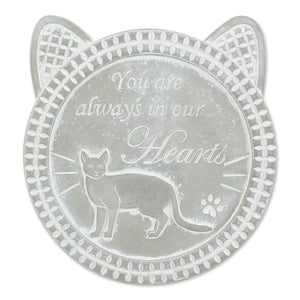 YOU ARE ALWAYS IN OUR HEARTS- CAT MEMORIAL STEPPING STONE
