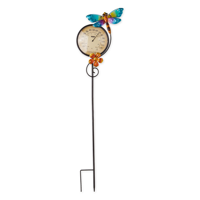 THERMOMETER GARDEN STAKE - GARDEN DRAGONFLY