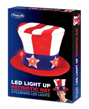 PATRIOTIC LED LIGHT UP HAT