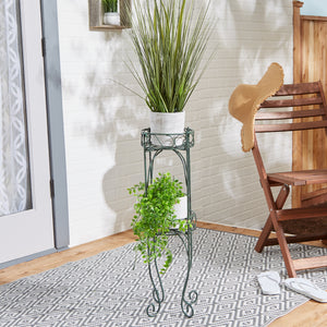 TWO-TIER PLANT STAND