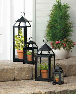 LARGE CONTEMPORARY CANDLE LANTERN