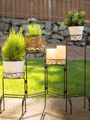FOUR-TIER PLANT STAND SCREEN