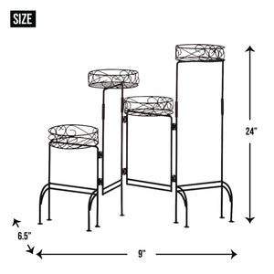 FOUR-TIER PLANT STAND SCREEN