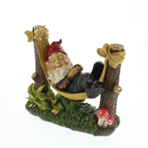 SLUMBERING GNOME STATUE
