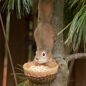 SCURRYING SQUIRREL BIRD FEEDER