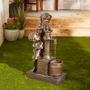 TEAMWORK SOLAR FOUNTAIN (INCL. PUMP)