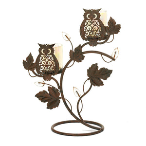 Wise Owl Duo Votive Stand