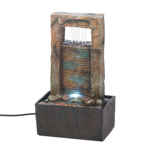 Cascading Water Tabletop Fountain (Incl. Pump)
