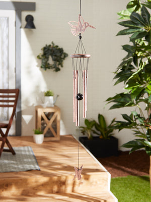 HUMMINGBIRD WIND CHIMES