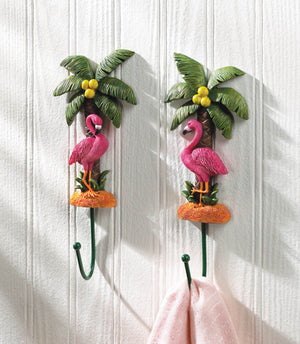 FLAMINGO WALL HOOK SET