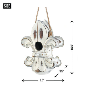 FLEUR DE LIS BIRDHOUSE