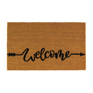 Evelyn Welcome Arrow Coir Doormat