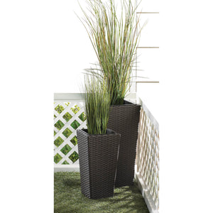 TUSCANY WICKER TALL PLANTERS