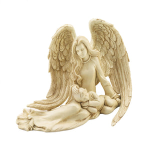 Angel And Child Figurine