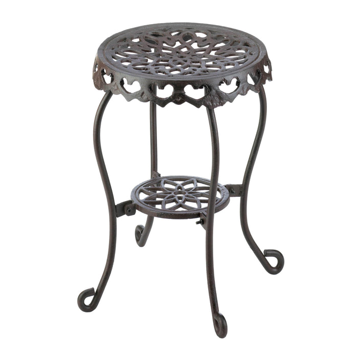 SMALL CAST IRON SIDE TABLE