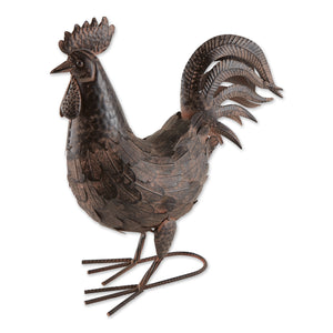 Brown Rooster Decoration