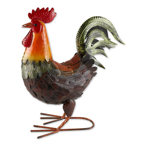 COLORFUL ROOSTER DECORATION