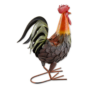 COLORFUL ROOSTER DECORATION