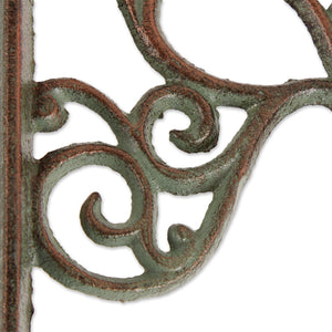 ORNATE CAST IRON PLANTER BRACKET