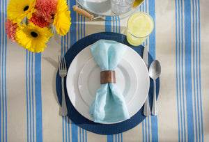 SAILOR STRIPE TABLECLOTH 52x52