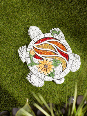 GLITTERING TURTLE STEPPING STONE
