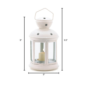 WHITE COLONIAL CANDLE LAMP