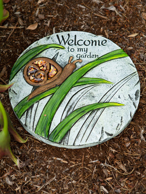 WELCOME TO MY GARDEN STEPPING STONE